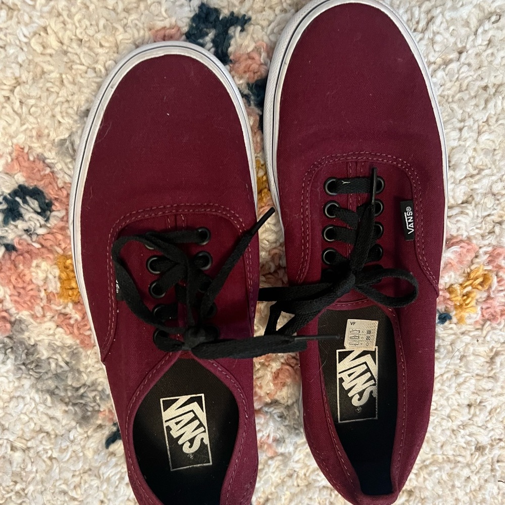 Maroon Vans